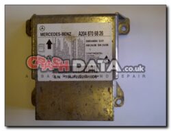 Mercedes A204 870 68 26 Continental 5WK44004 airbag module reset and repair by Crash Data