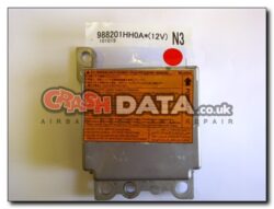 Nissan Micra 98820 1HH0A airbag module repair and reset by crash data