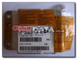 Nissan Pathfinder 98820 EA510 Airbag Control Module Repair and Reset 0 285 001 781