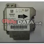 09 229 302 BF VAUXHALL ASTRA SRS Unit Reset and Repair 5WK4 2925