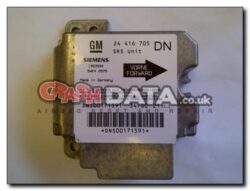 Vauxhall Astra 24 416 705 DN Airbag Module Reset And Repair 5WK4 2979