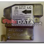 24 439 954 LC VAUXHALL CORSA Airbag Control Module Reset and Repair
