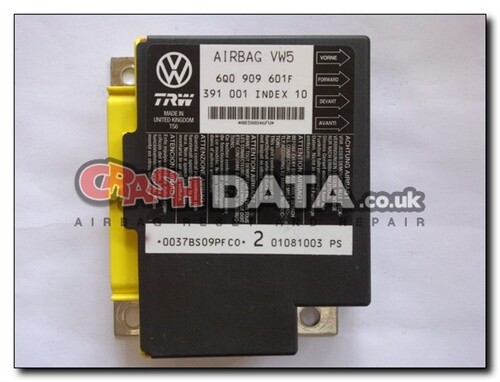 6Q0 909 601F VW POLO SEAT IBIZA Airbag Module Reset And Repair