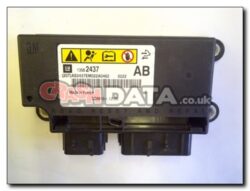 Vauxhall Astra 1358 2437 AB Airbag Control Module Reset and Repair Service
