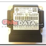 6C0 959 655 A VW POLO Airbag Control Module Reset And Repair 0 285 011 744