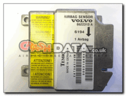 Volvo 8622313 A airbag module reset and repair by Crash Data