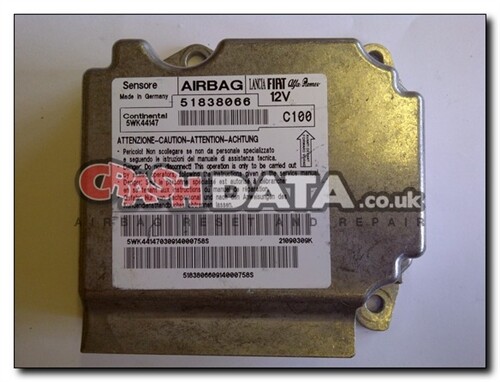 Fiat Grande 51838066 Airbag Module Repair and Reset 5WK44147