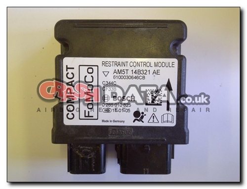 Ford C-Max AM5T 14B321 AE Bosch 0 285 010 825 airbag module repair and reset by crashdata.co.uk