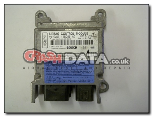 Ford Focus 4M5T 14B056 AD Bosch 0 285 001 551 Airbag module reset and repair by crashdata.co.uk