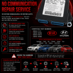 KIA / HYUNDAI REPAIR SERVICE FOR NO COMMUNICATION FAULT 95910-1Y110  95910-1W100 95910-1W510 95910-1W000